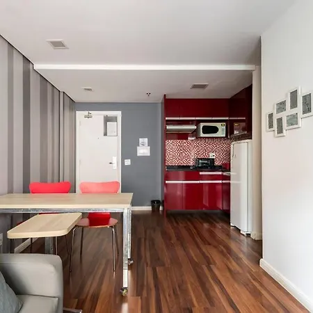 Flat - Apto C Quarto Sala E Cozinha - Timesquare São Paulo Exterior foto